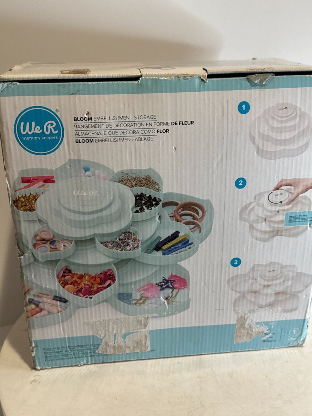 We R Memory Keepers Bloom Embellishment Storage NEW - Picture 6 of 6